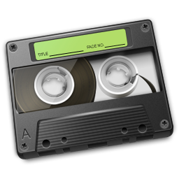Cassette Green Icon 256px png